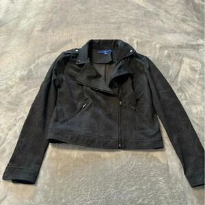 Apt 9 Moto Jacket Gray Plaid | Size XS